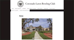 Desktop Screenshot of coronadolawnbowling.com